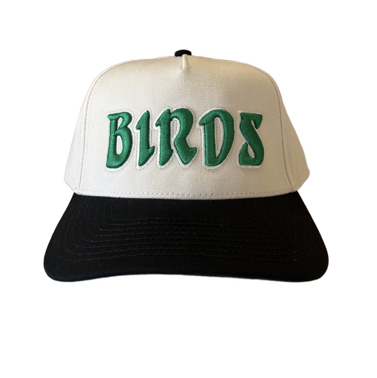 Richardson Puff Embroidered Trucker Hat - Black/Tan